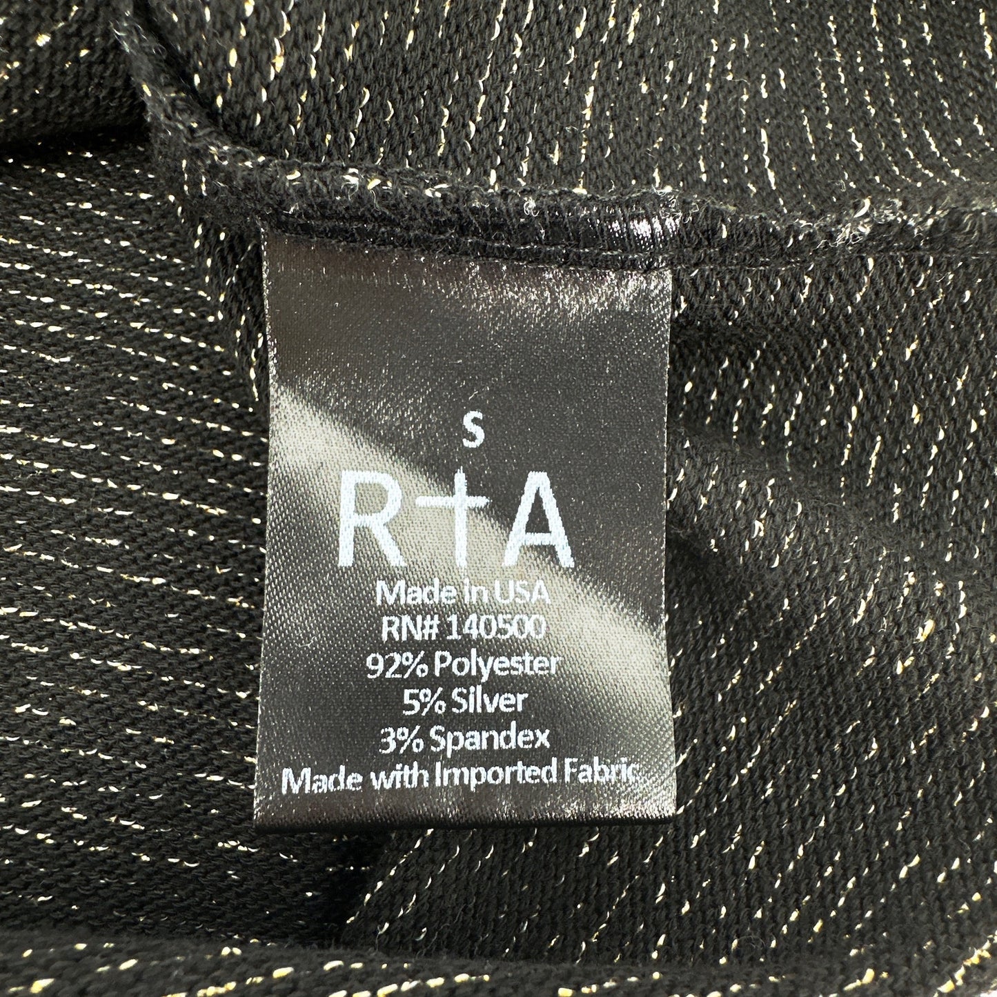 RTA Quinton Ringer Tee in Gold Rush S