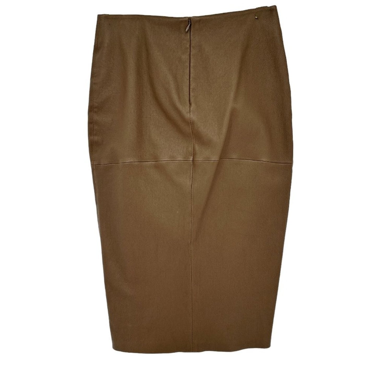 By MALENE BIRGER Floridia Stretch Leather Midi Skirt FR32|XS