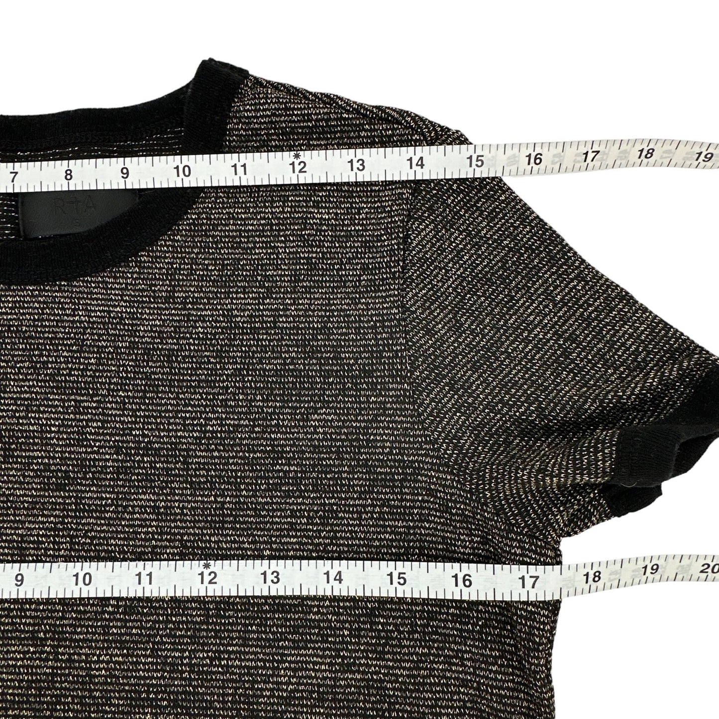 RTA Quinton Ringer Tee in Gold Rush S