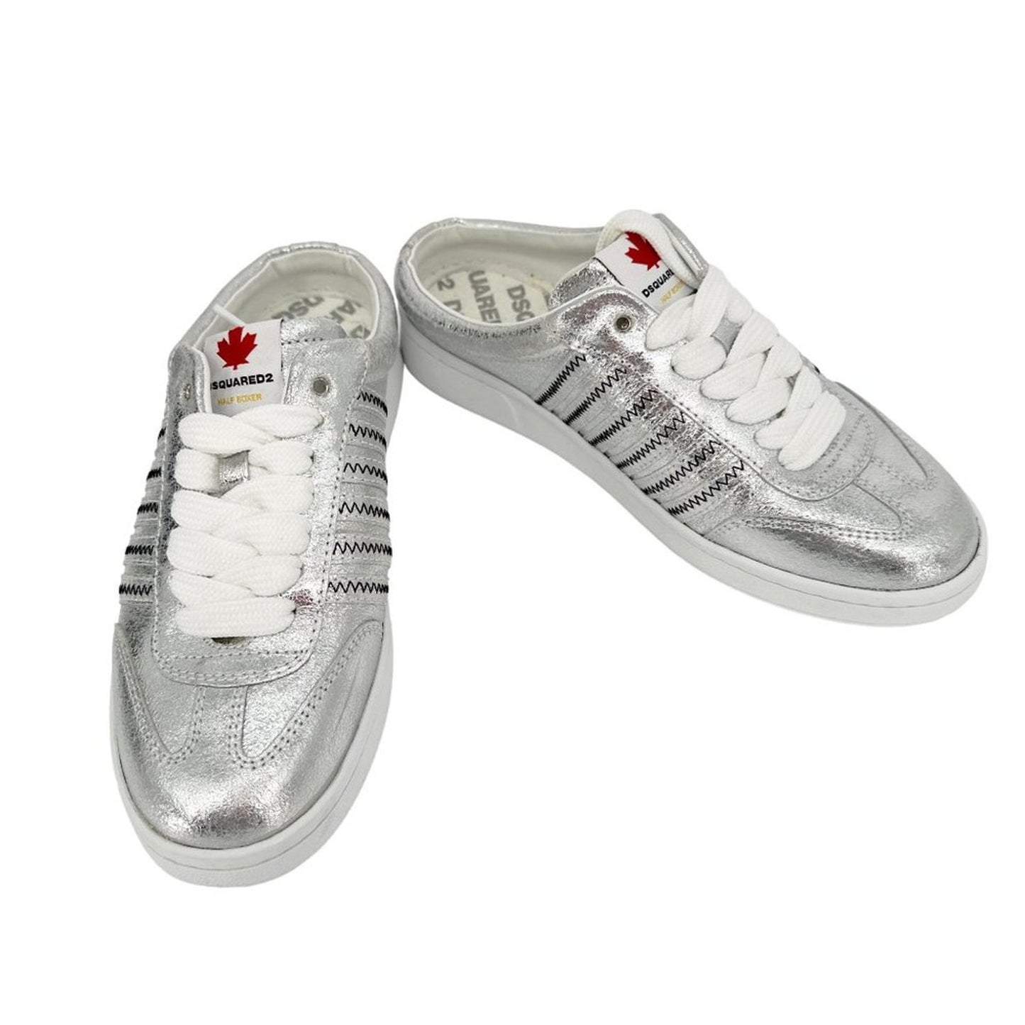 DSQUARED2 Boxer Sneakers with Open Back 37