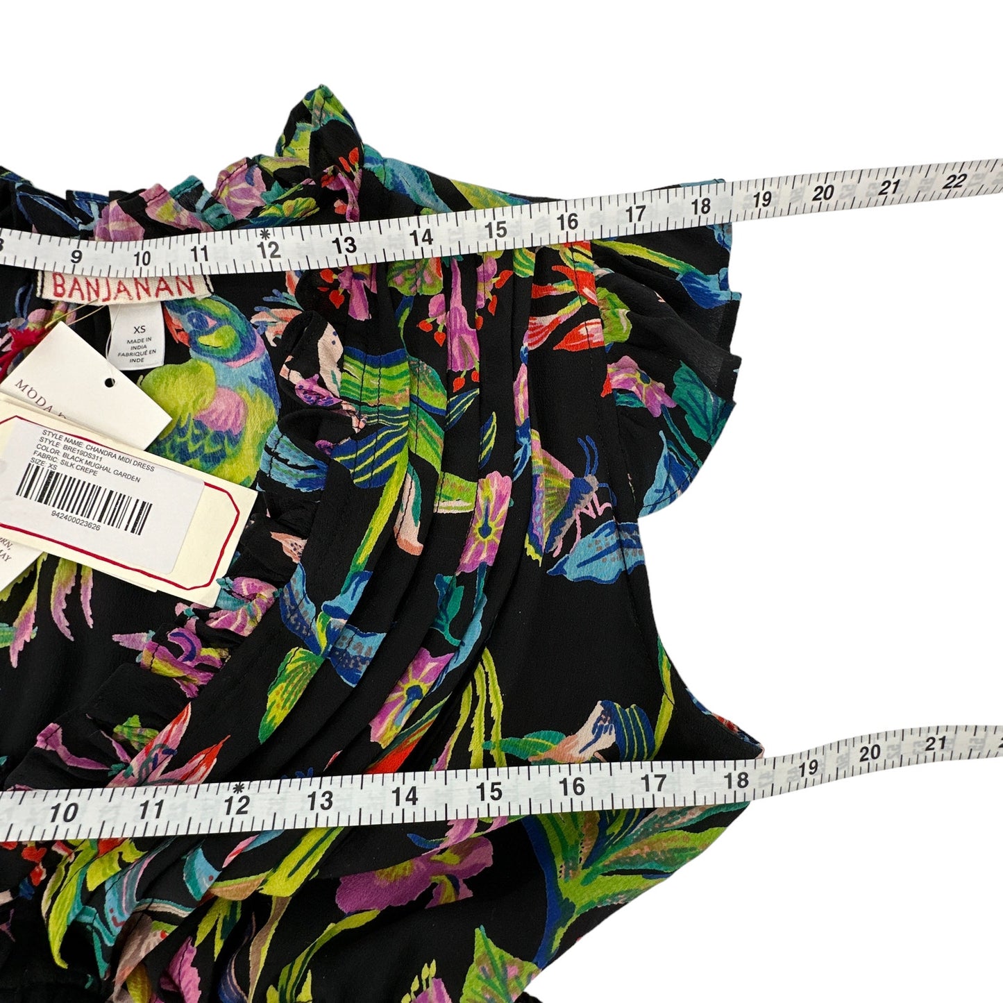 BANJANAN Chandra Silk Dress XS