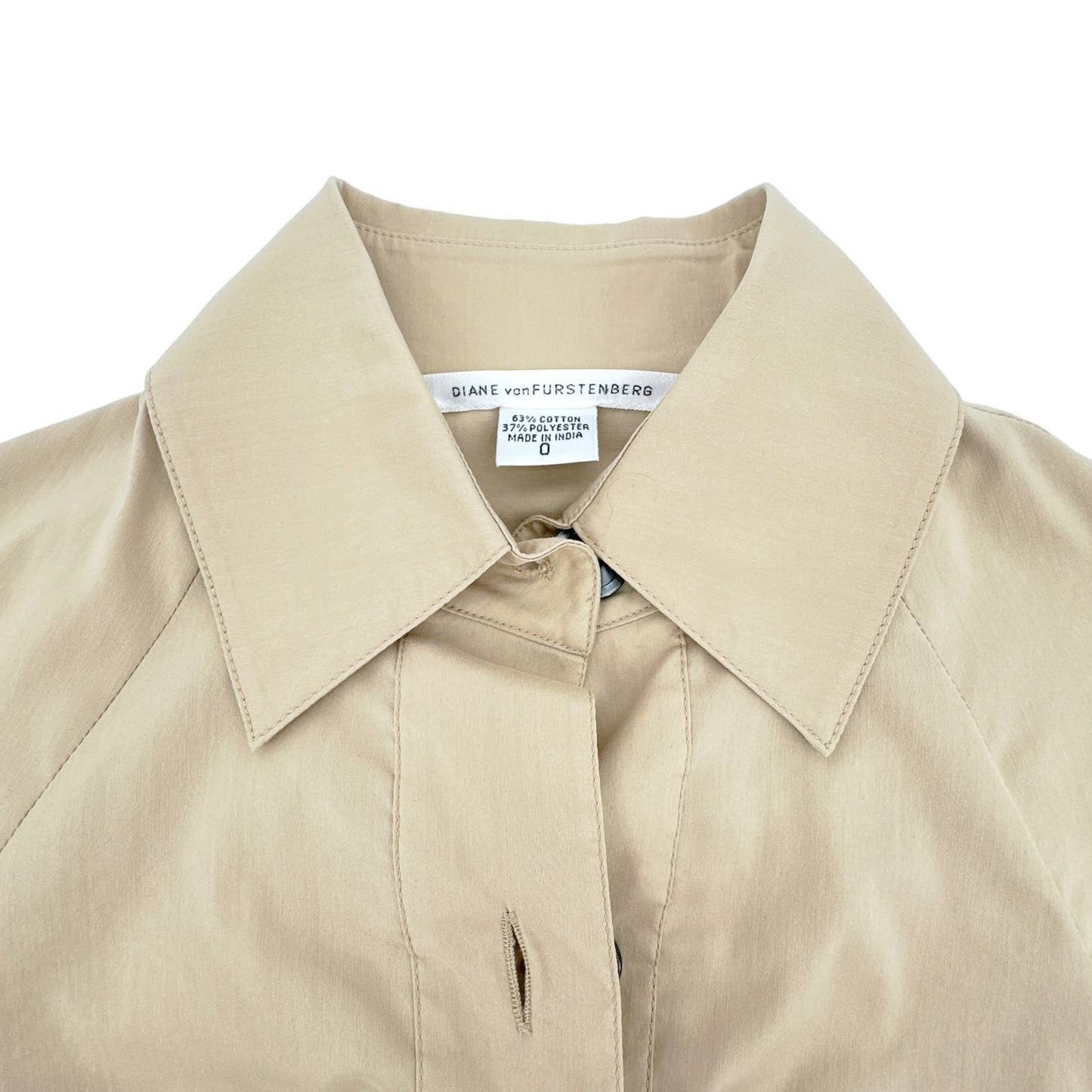 DIANE Von FURSTENBERG DVF Clive Safari Dress Size 0