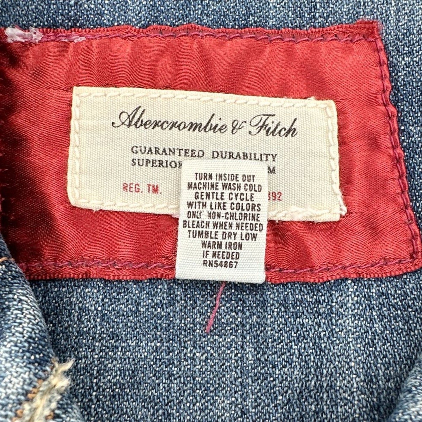 ABERCROMBIE & FITCH Classic Denim Jacket S