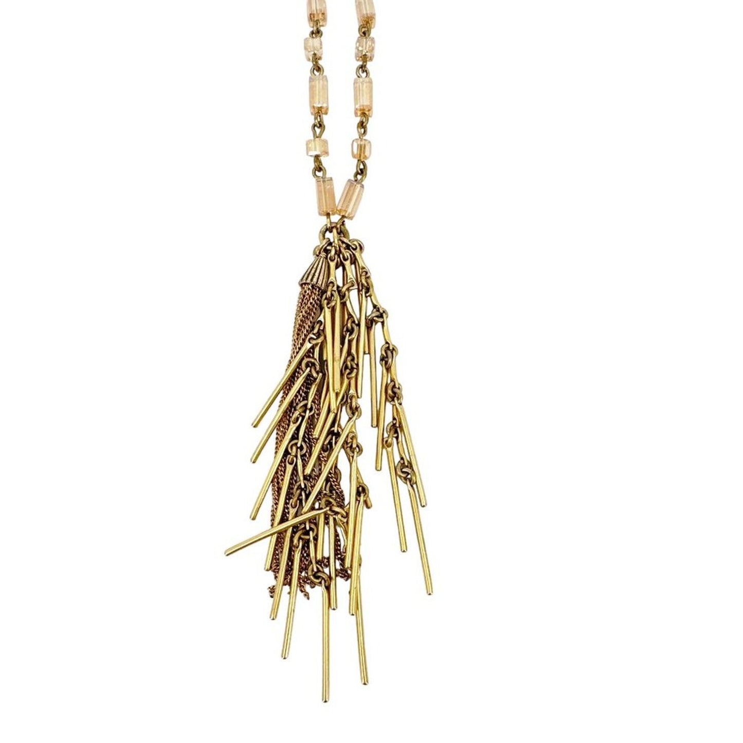 J.CREW Beaded Tassel Necklace