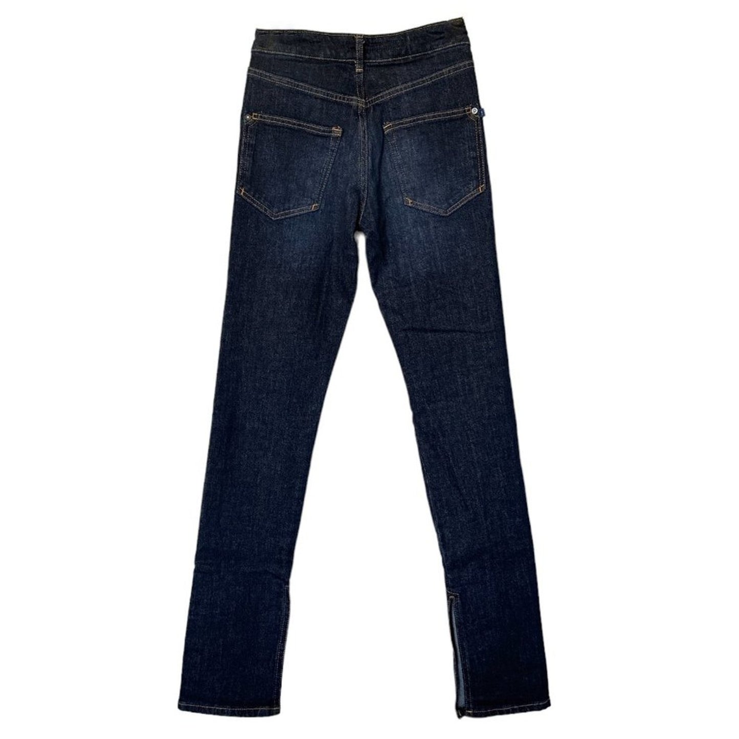 ANTHROPOLOGIE Pilcro The Split Straight Jeans in Dark Wash 24P