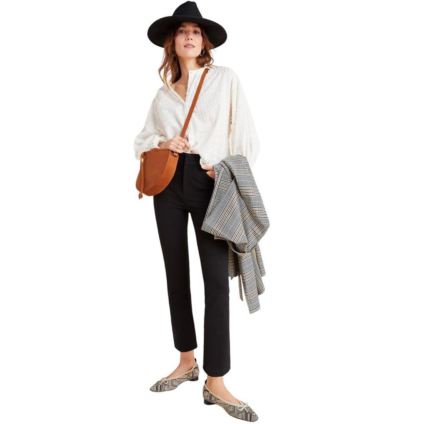 ANTHROPOLOGIE The Essential Slim Tulip Hem Pants 0