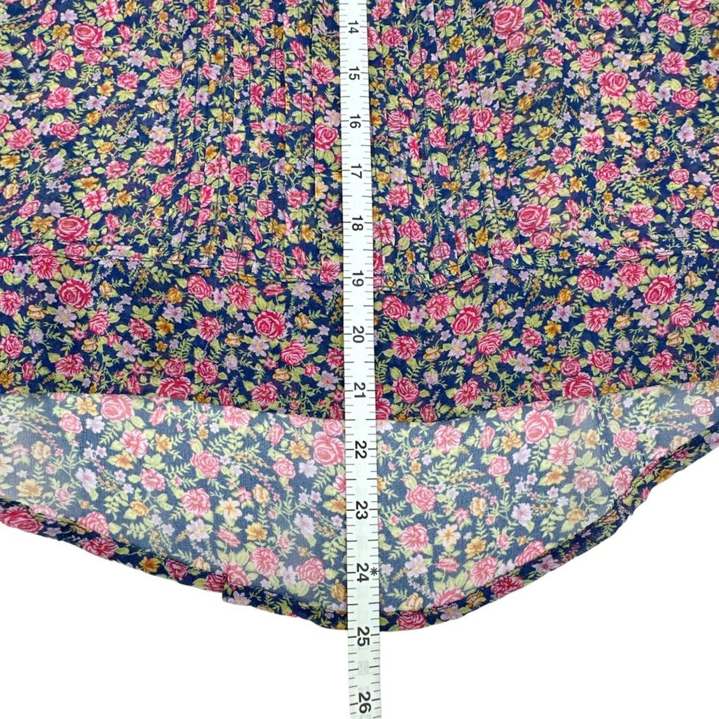 ANTHROPOLOGIE One Fine Day Floral Silk Blouse XS