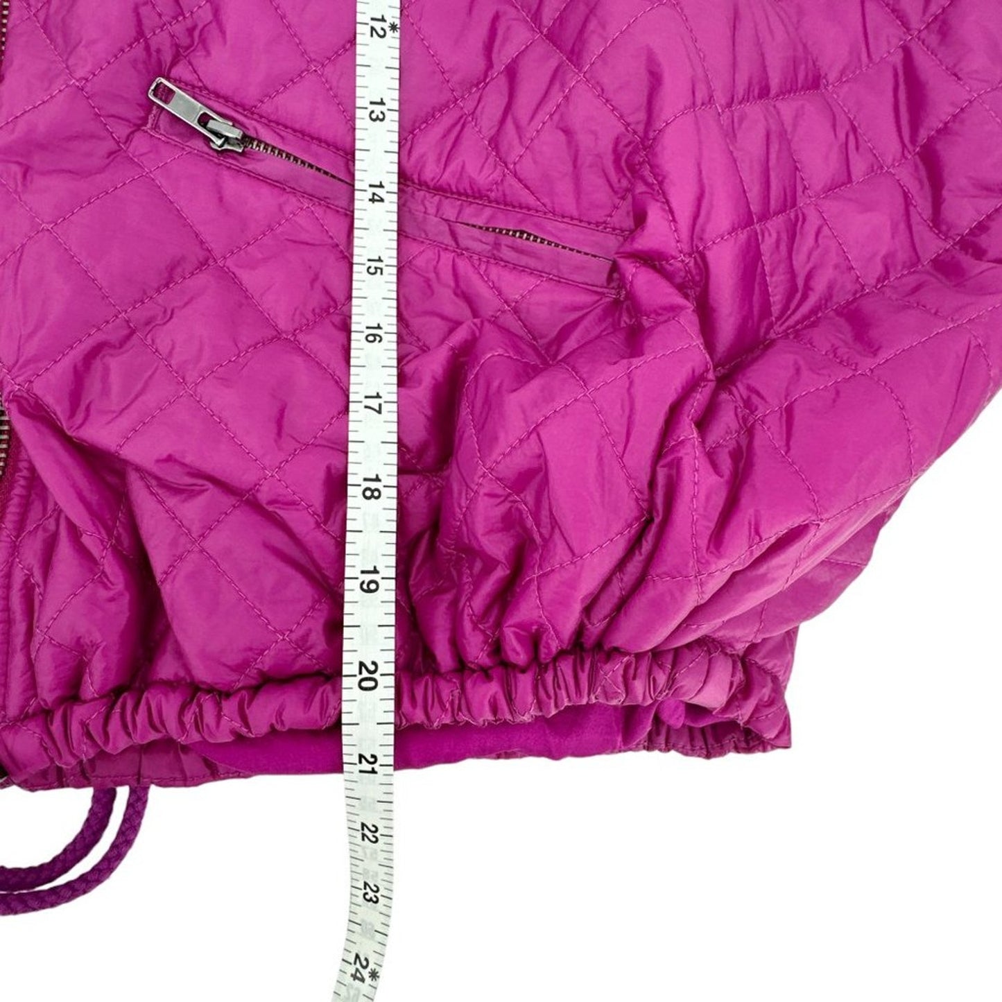 FREE PEOPLE Easy Quilted Bomber in Pink S
