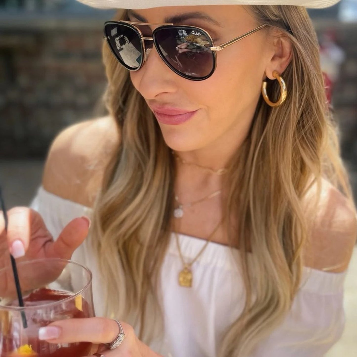 L GEORGE Designs Kennedy Hoop Earrings