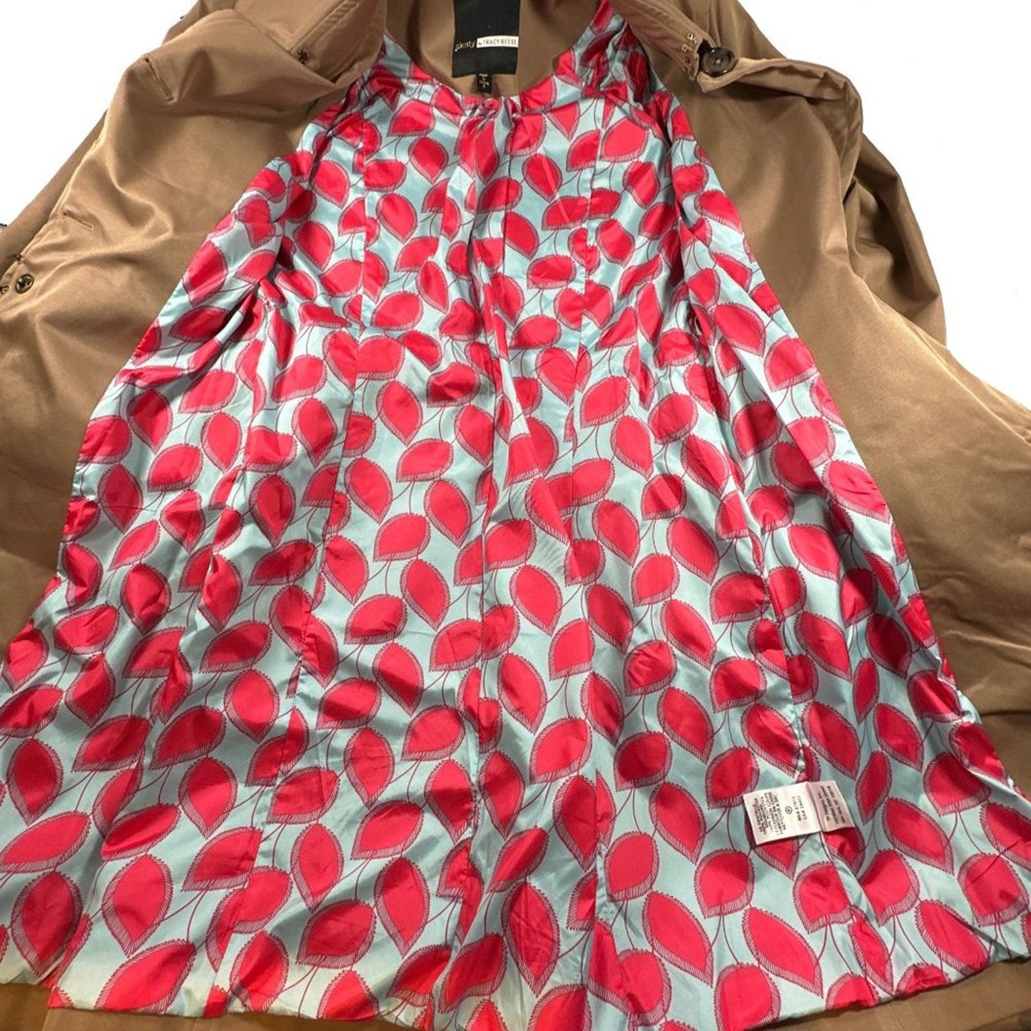 ANTHROPOLOGIE x PLENTY by TRACY REESE Corin Peplum Trench Coat XS