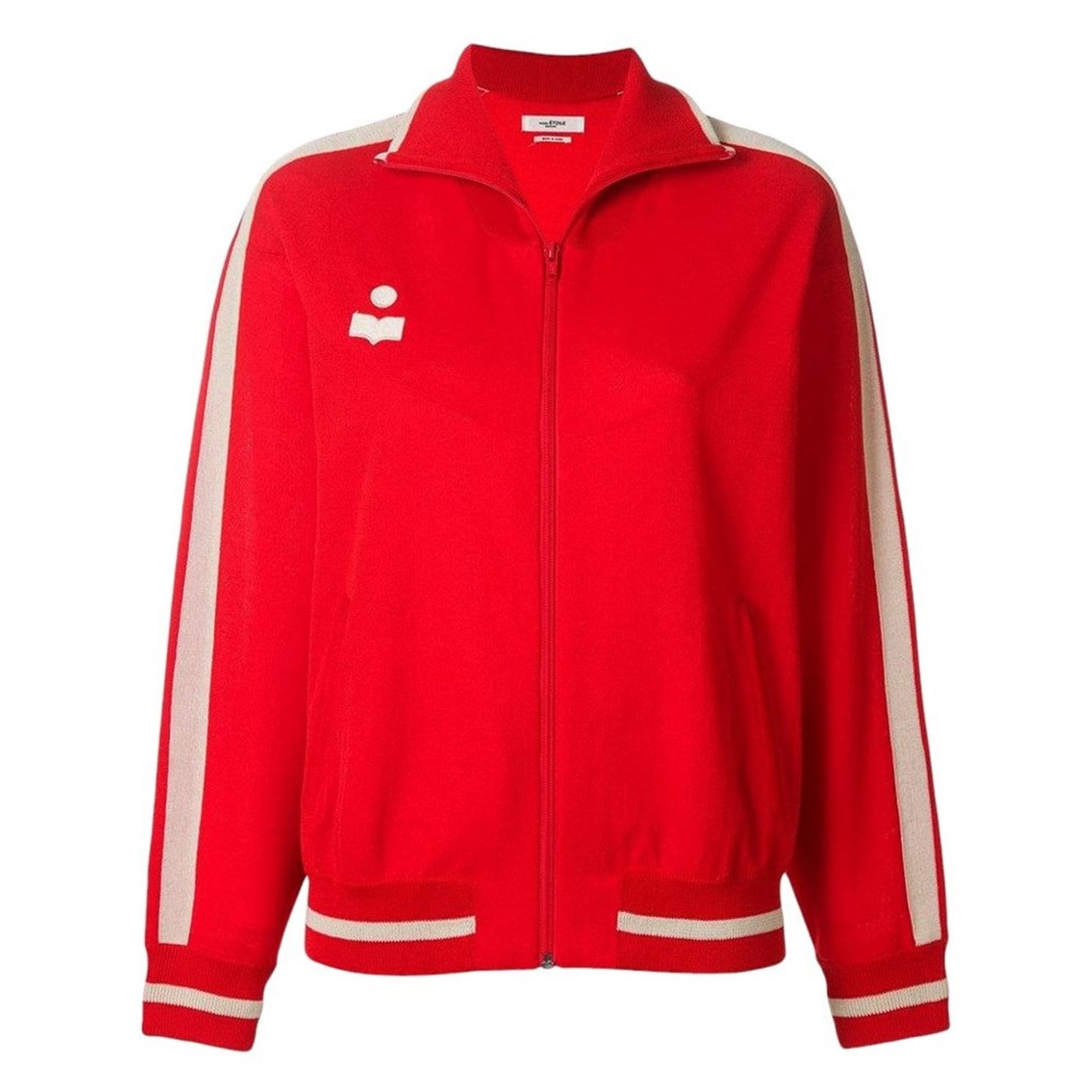 ISABEL MARANT ÉTOILE Darcy Track Jacket Ruby Red FR36 US4