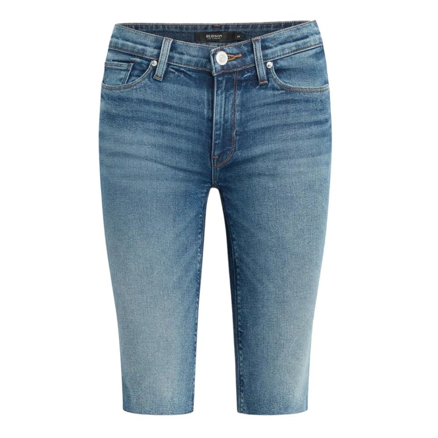 HUDSON Amelia Mid Rise Short in Winlelight 24