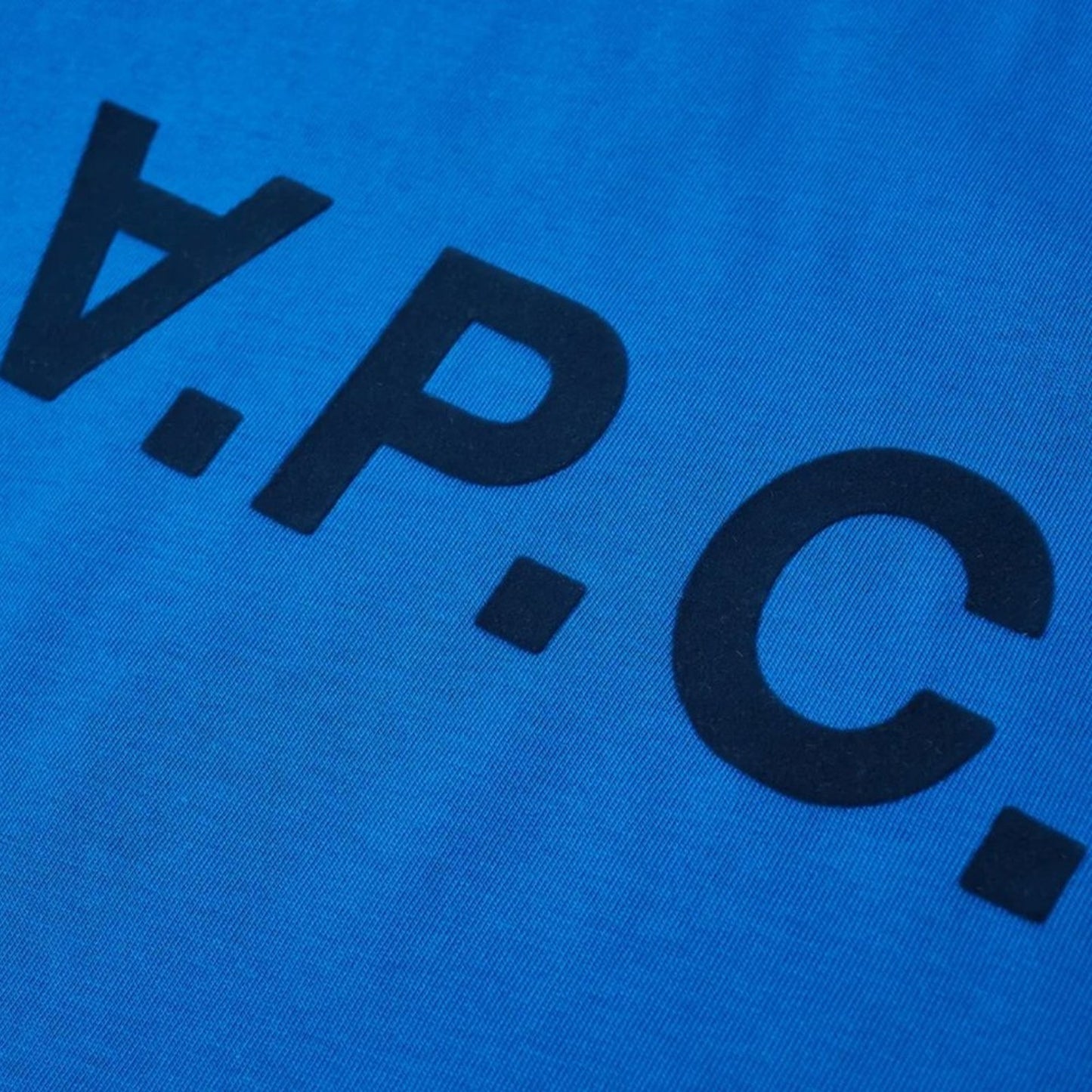 A.P.C. VPC Logo Tee Royal Blue XS