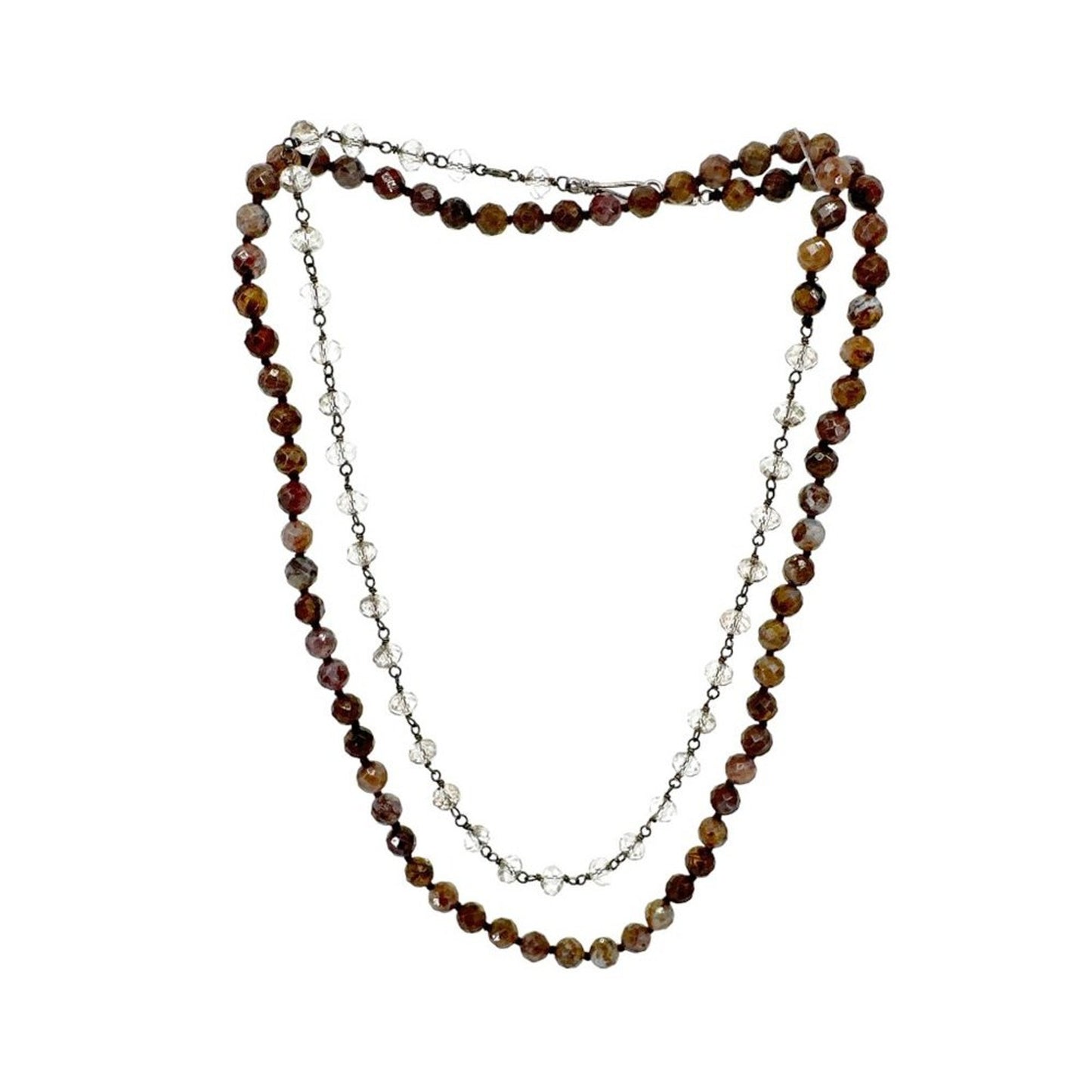 CHAN LUU || Pietersite Layering Necklace