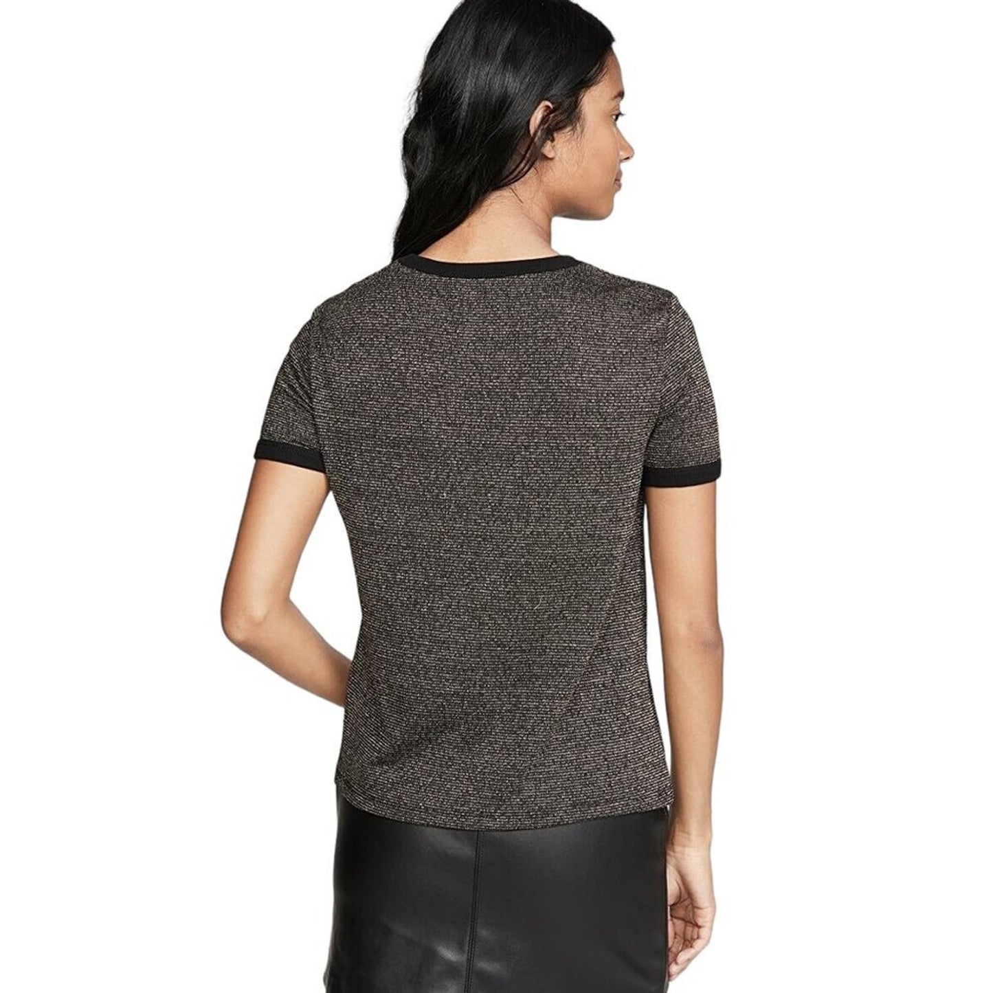 RTA Quinton Ringer Tee in Gold Rush S