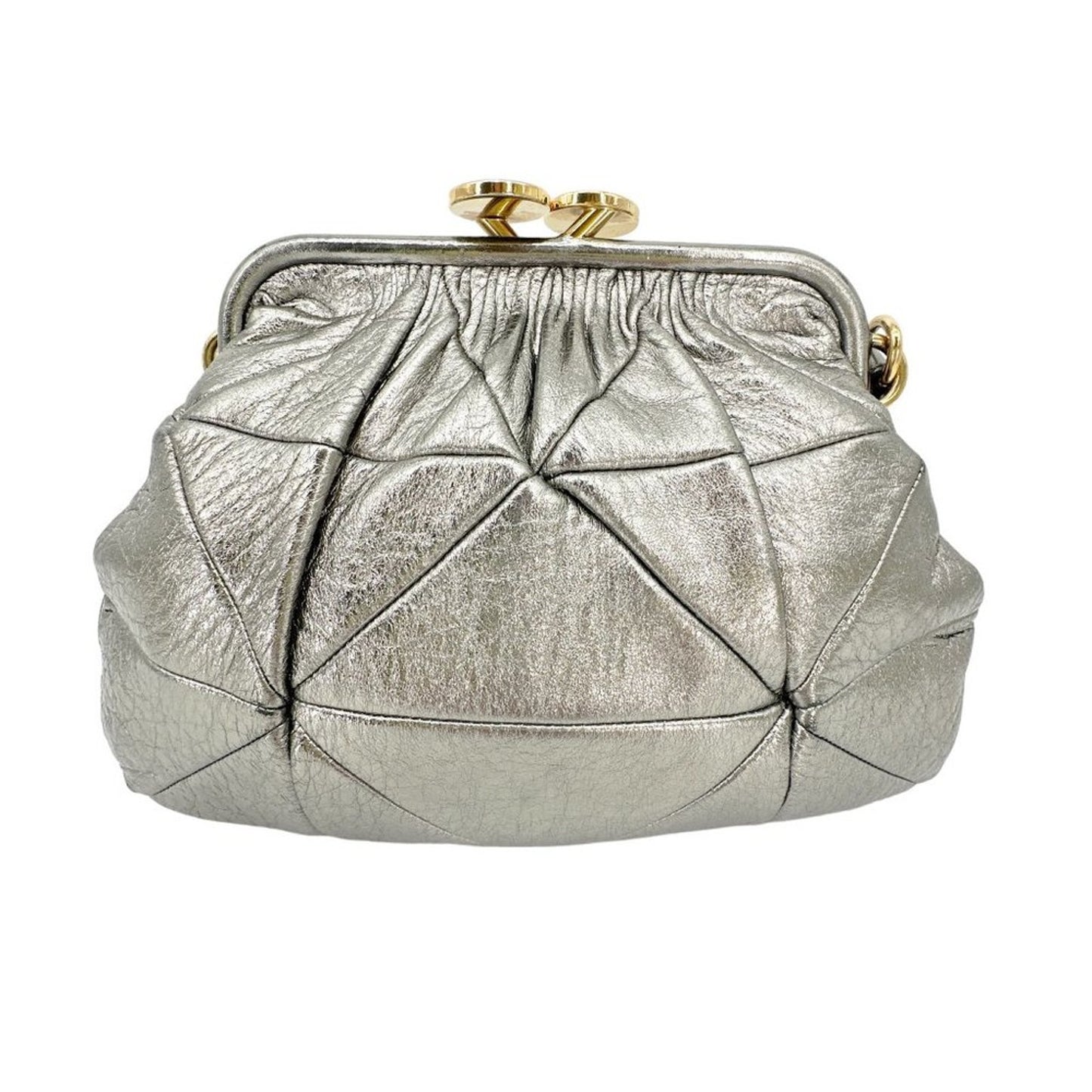 MARC JACOBS Collection Patchwork Metallic Leather Little Stam Bag