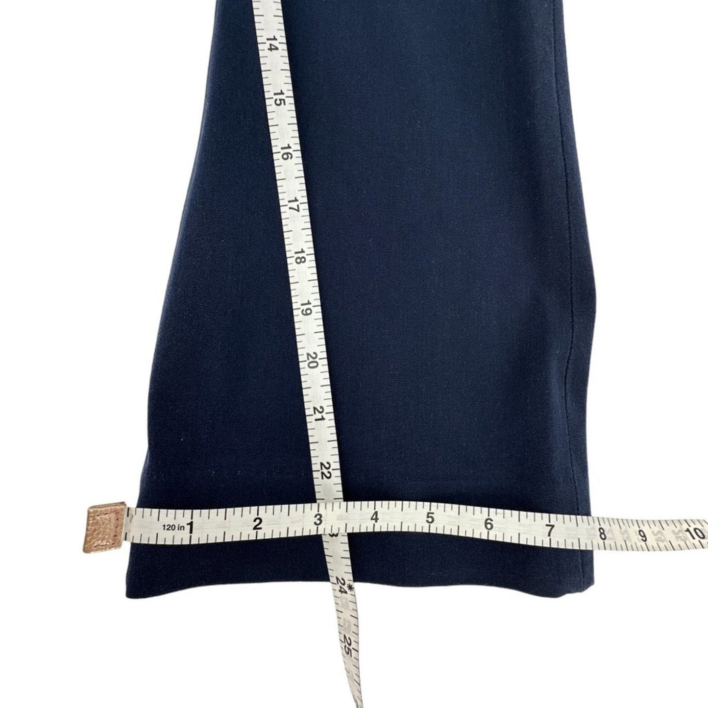 J.CREW Hayden Kickout Crop Pant in Bi-stretch Cotton Navy 00