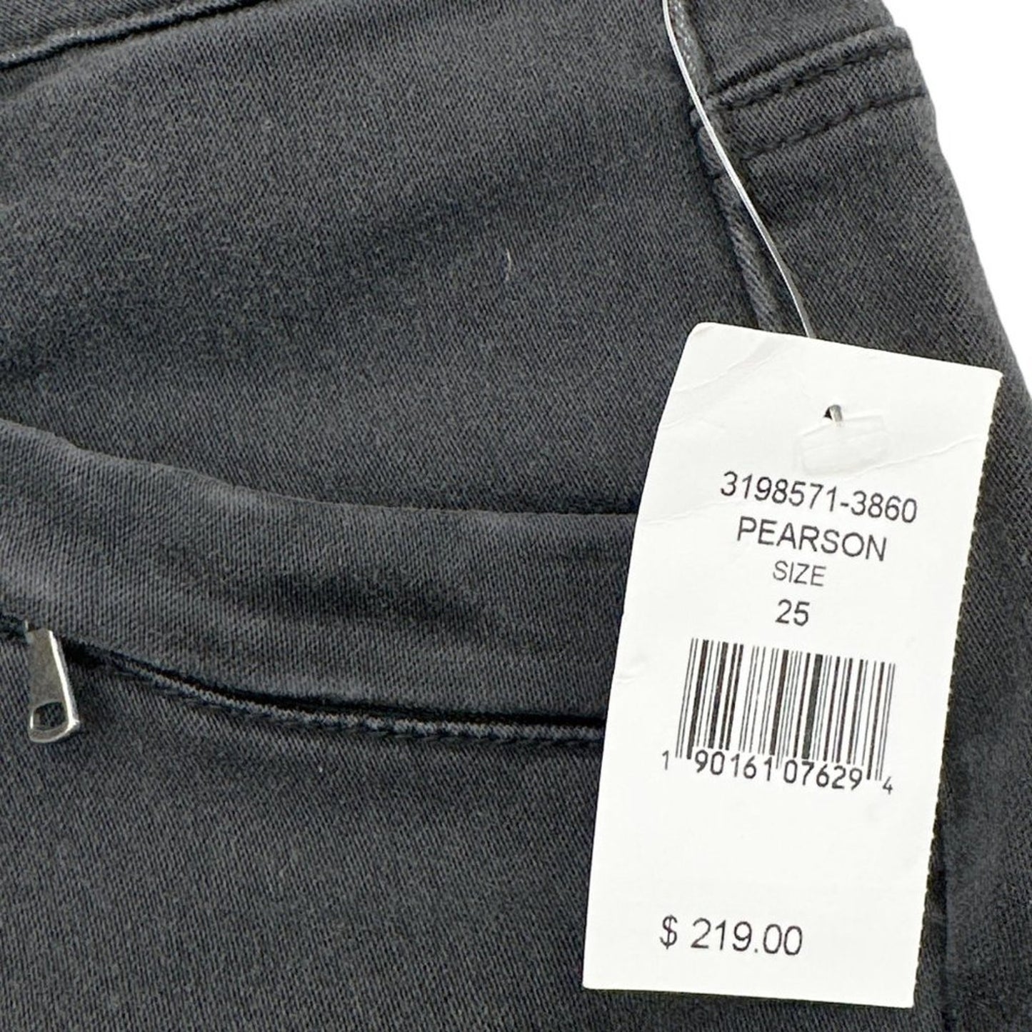 PAIGE Denim Skinny Ankle Zip Jeans in Pearson Wash 25