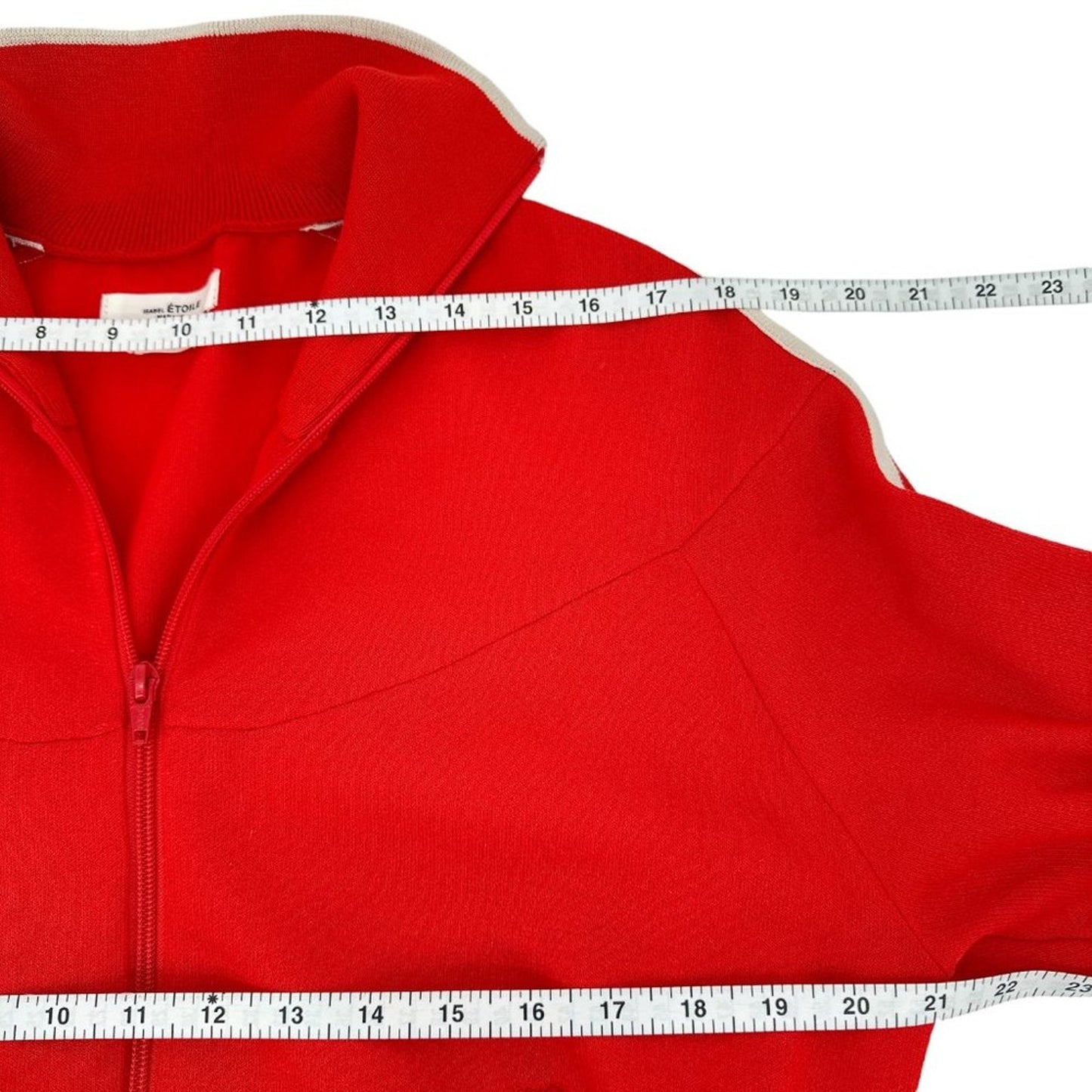 ISABEL MARANT ÉTOILE Darcy Track Jacket Ruby Red FR36 US4