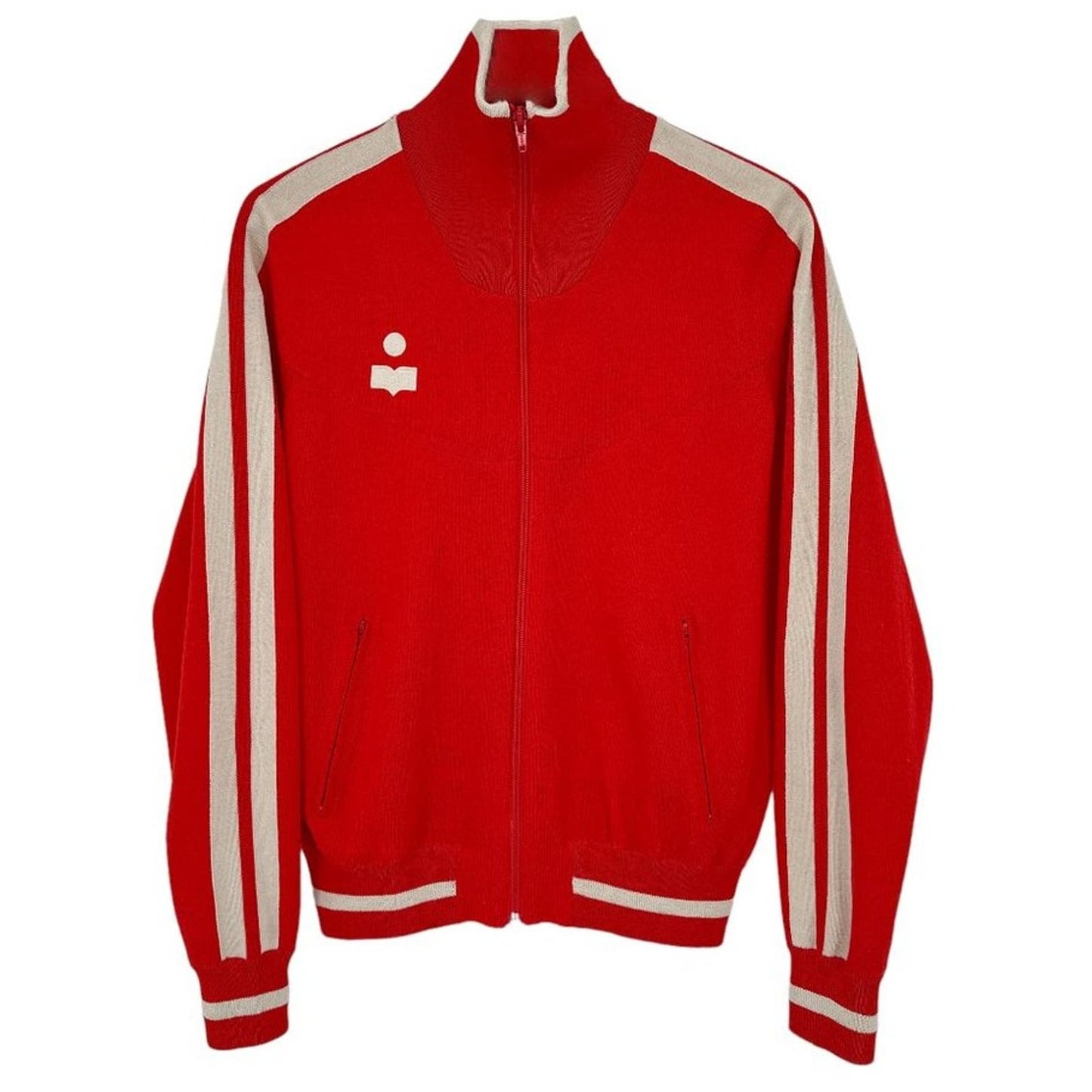 ISABEL MARANT ÉTOILE Darcy Track Jacket Ruby Red FR36 US4