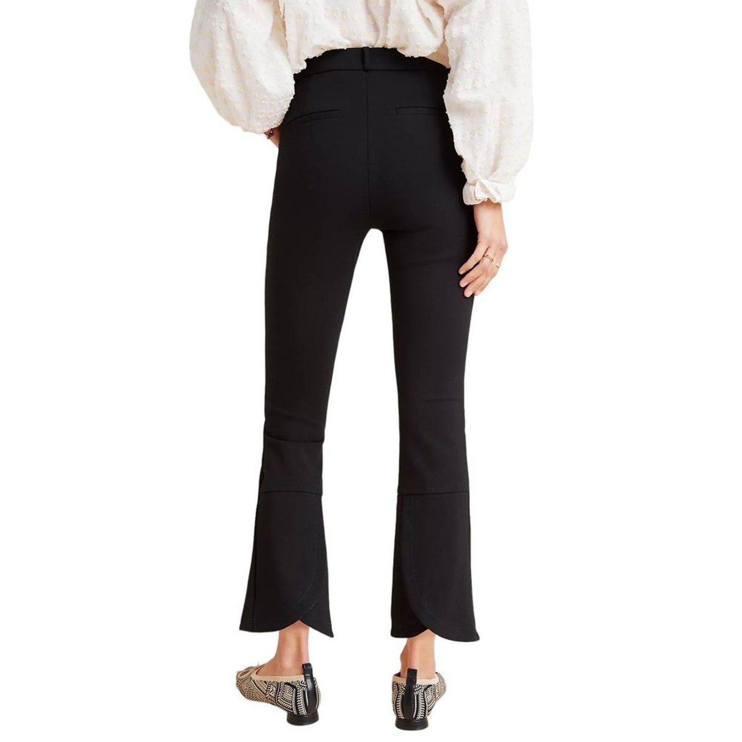 ANTHROPOLOGIE The Essential Slim Tulip Hem Pants 0