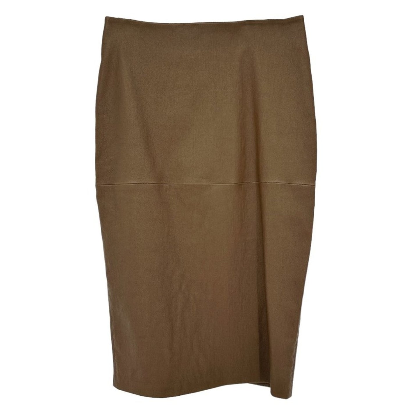 By MALENE BIRGER Floridia Stretch Leather Midi Skirt FR32|XS