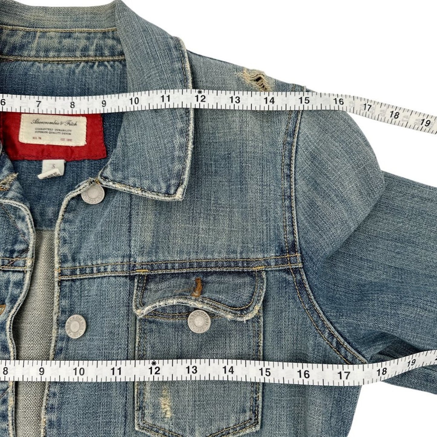 ABERCROMBIE & FITCH Classic Denim Jacket S