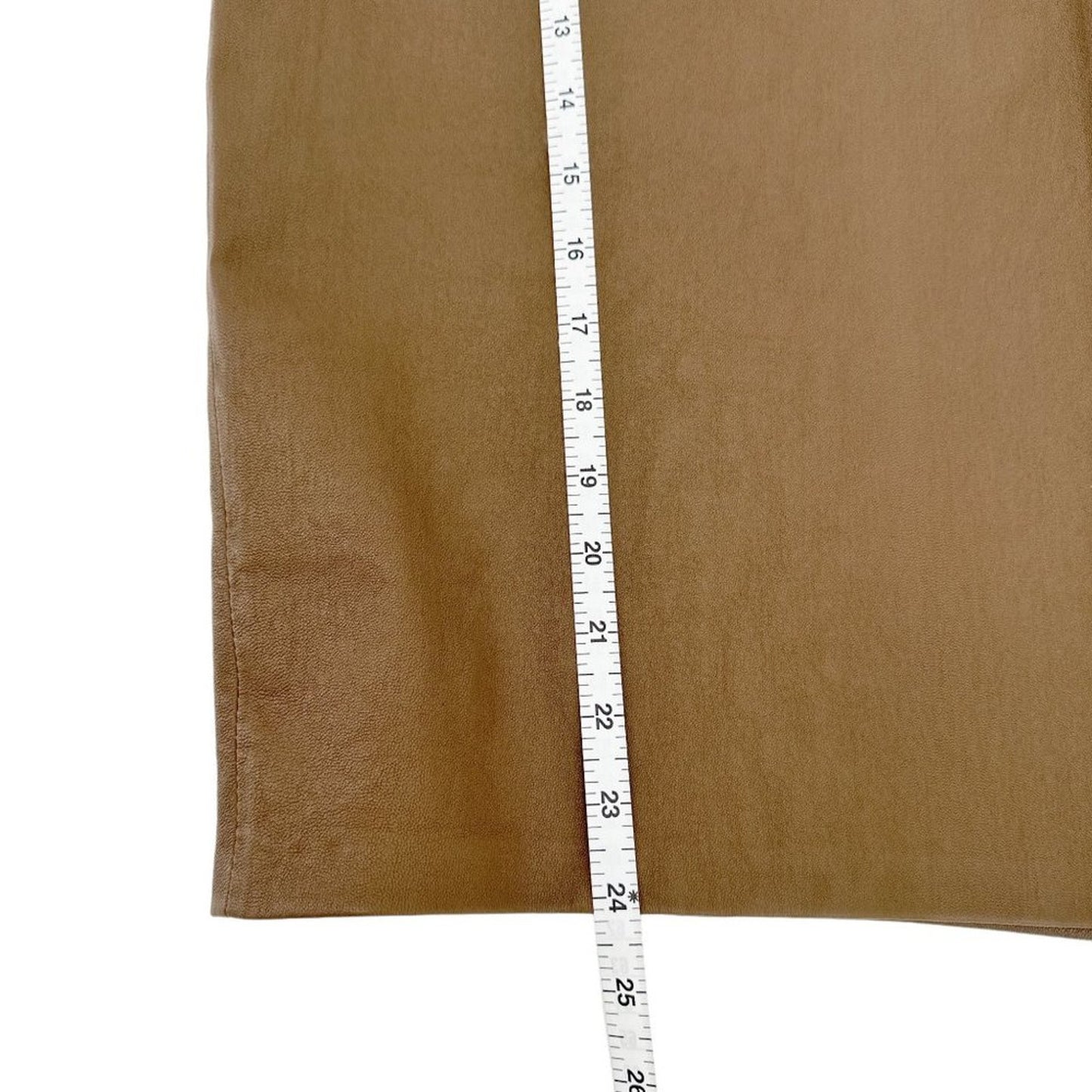 By MALENE BIRGER Floridia Stretch Leather Midi Skirt FR32|XS
