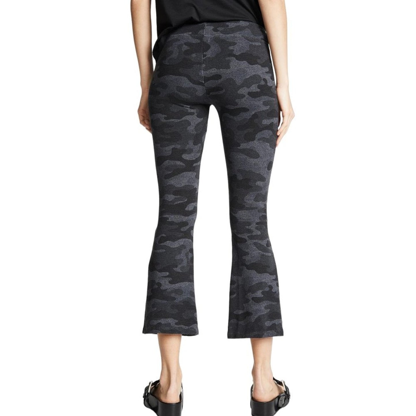 SUNDRY Camo Kick Flare Pants Size 0