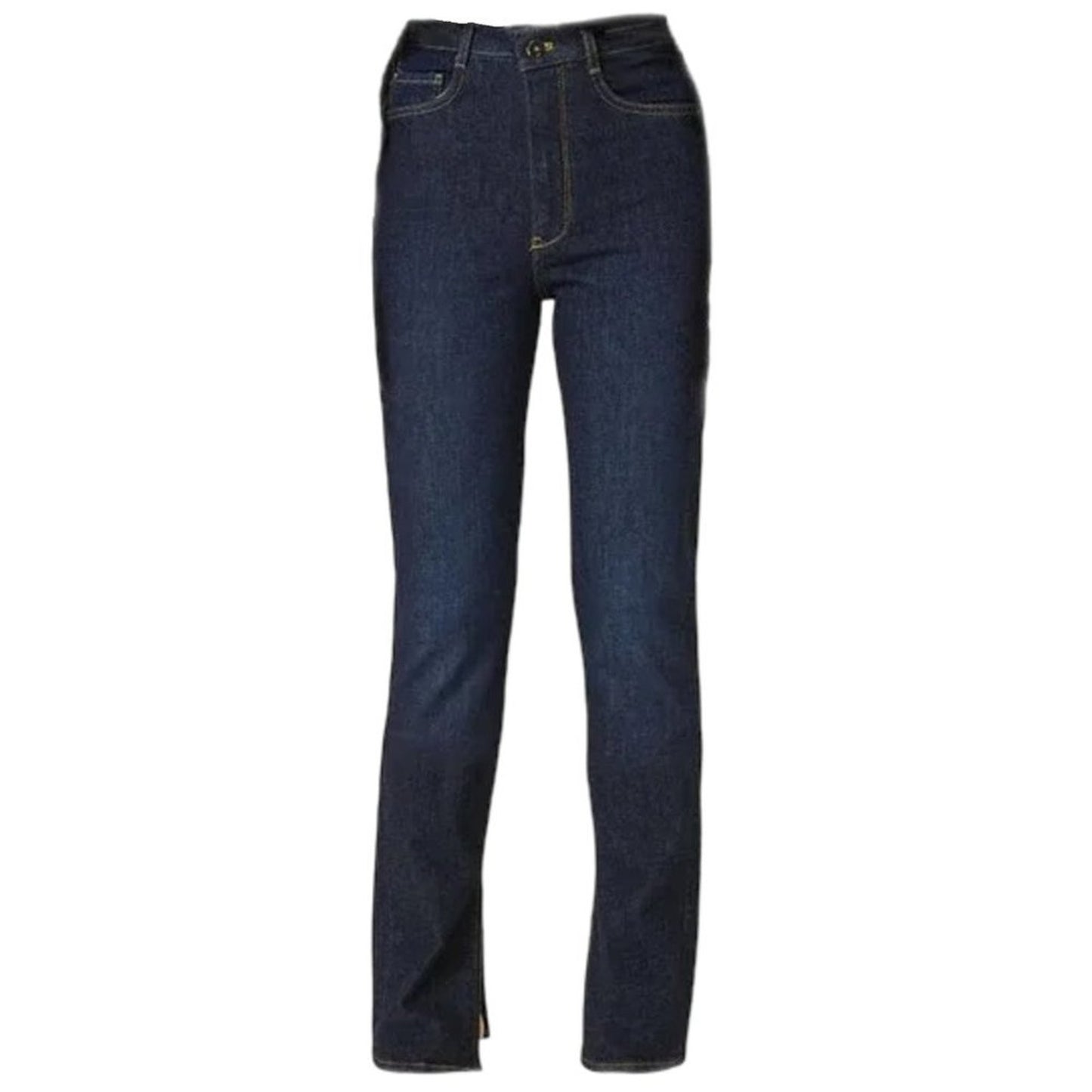 ANTHROPOLOGIE Pilcro The Split Straight Jeans in Dark Wash 24P