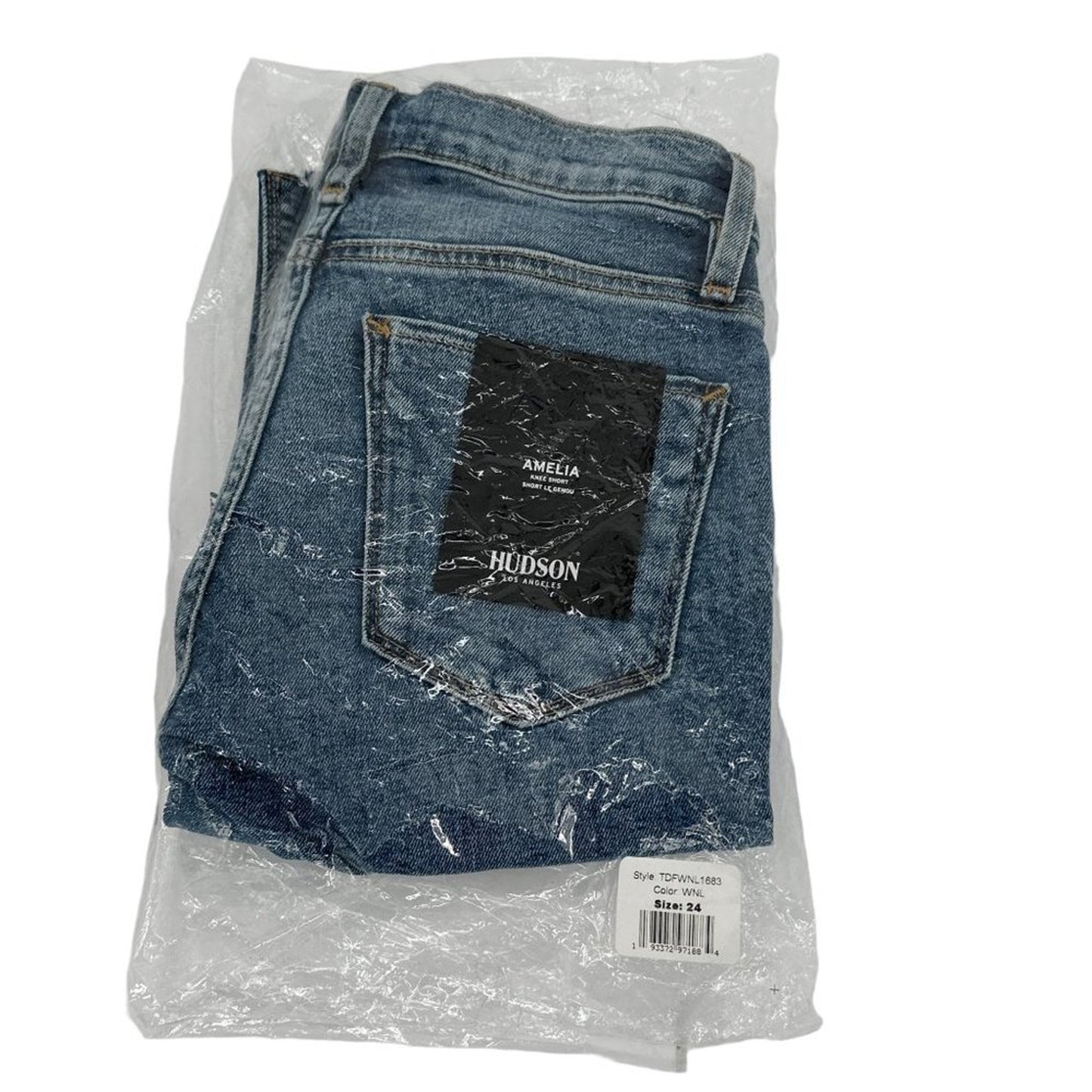 HUDSON Amelia Mid Rise Short in Winlelight 24