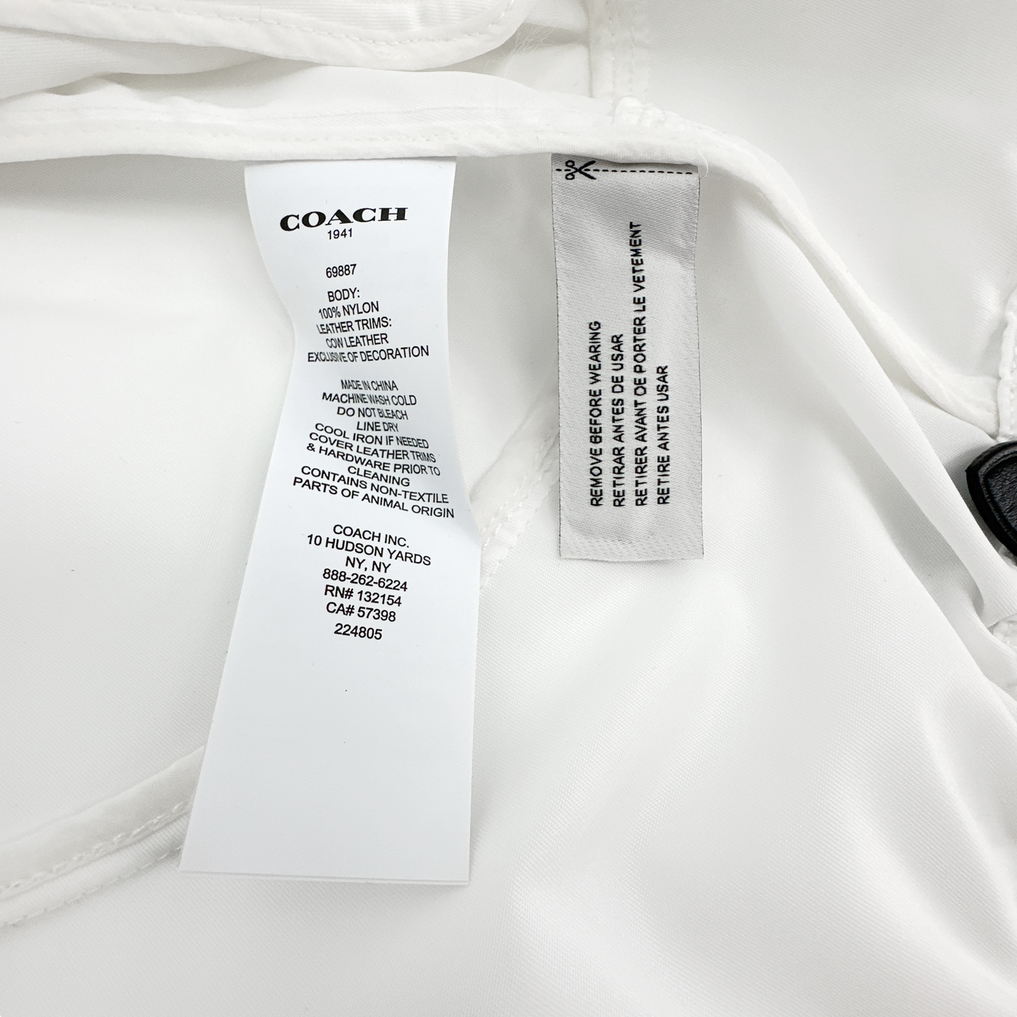COACH 1941 Western Windbreaker in White M