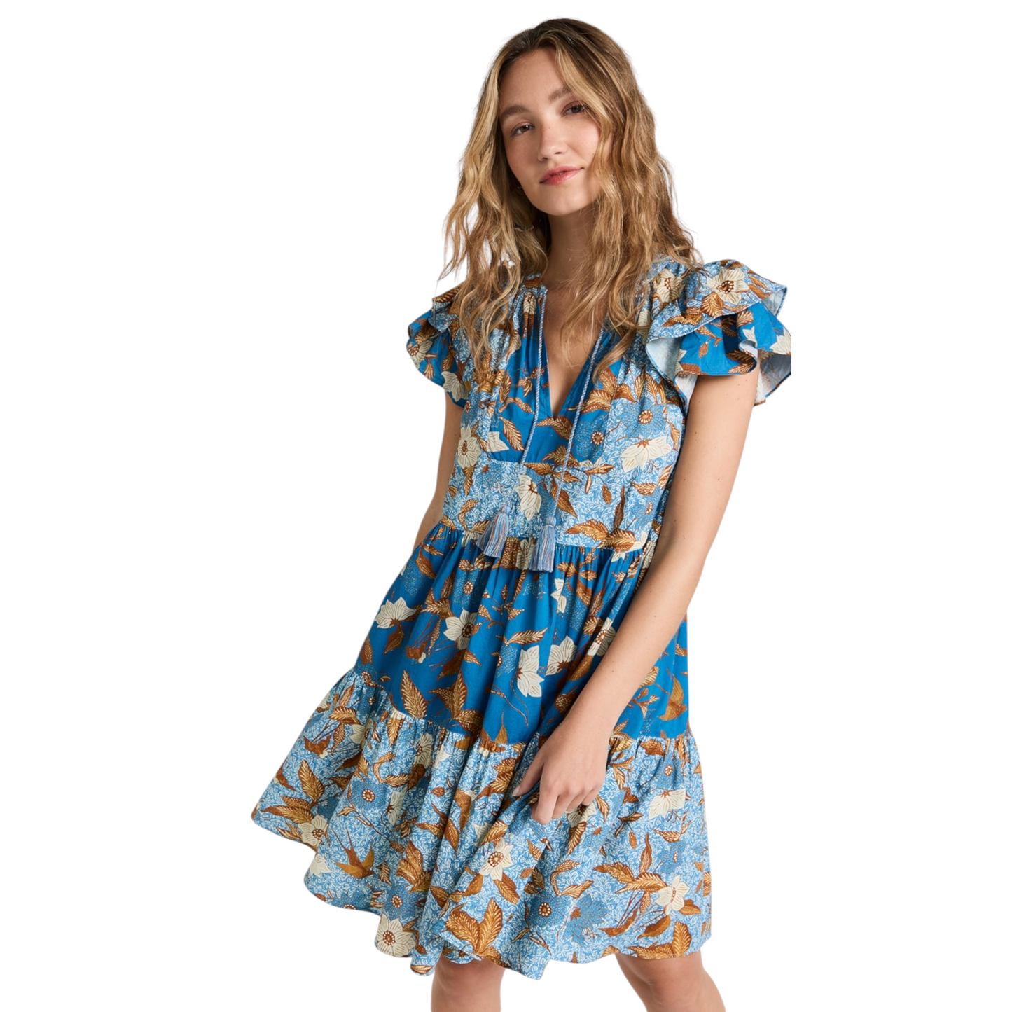 ULLA JOHNSON Gail Dress in Lapis 2