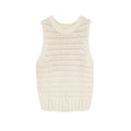 VERONICA BEARD Sade Mixed Media Tank in Ivory S Veronica Beard
