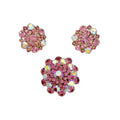 BROOCH VINTAGE Rhinestone Brooch & Clip-on Earring Set - flyKAMP