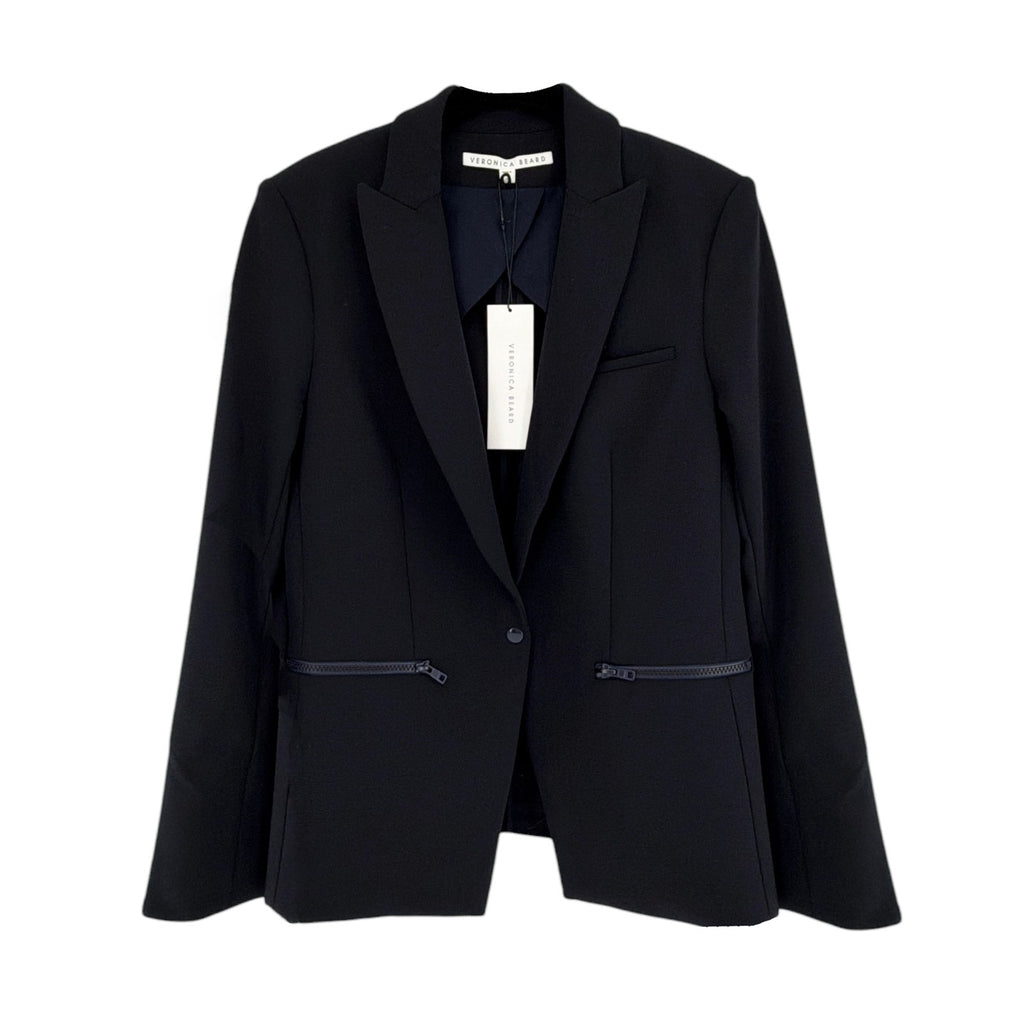 VERONICA BEARD Scuba Dickey Jacket in Navy 8 Veronica Beard
