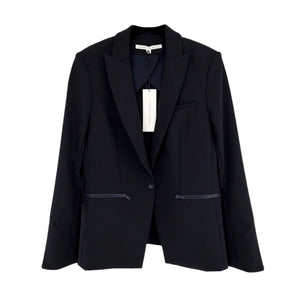 VERONICA BEARD Scuba Dickey Jacket in Navy 8