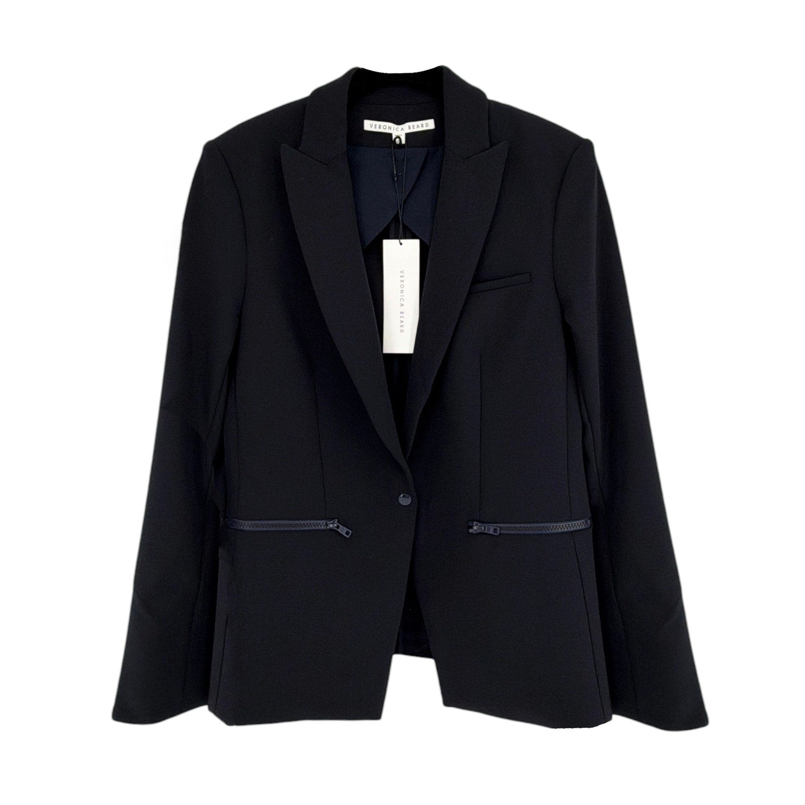 VERONICA BEARD Scuba Dickey Jacket in Navy 8 Veronica Beard
