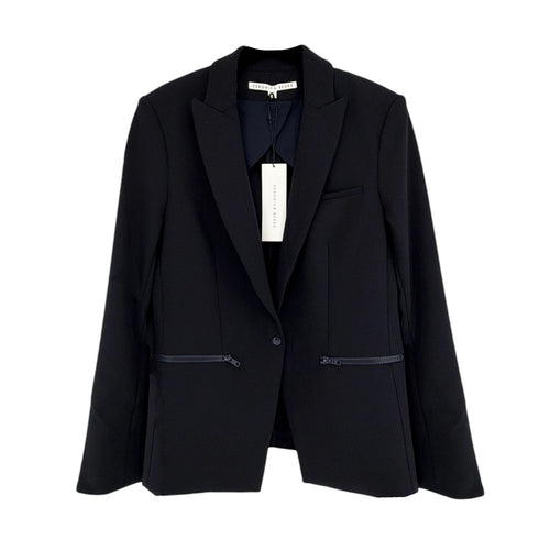 VERONICA BEARD Scuba Dickey Jacket in Navy 8 Veronica Beard