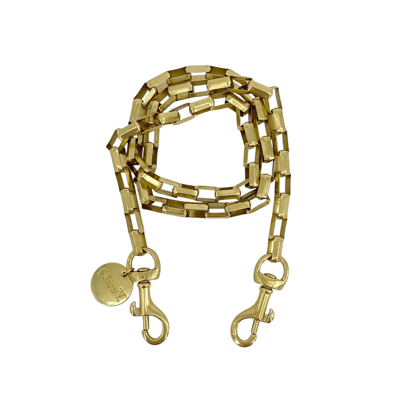 CLARE V. Box Chain Shoulder Strap