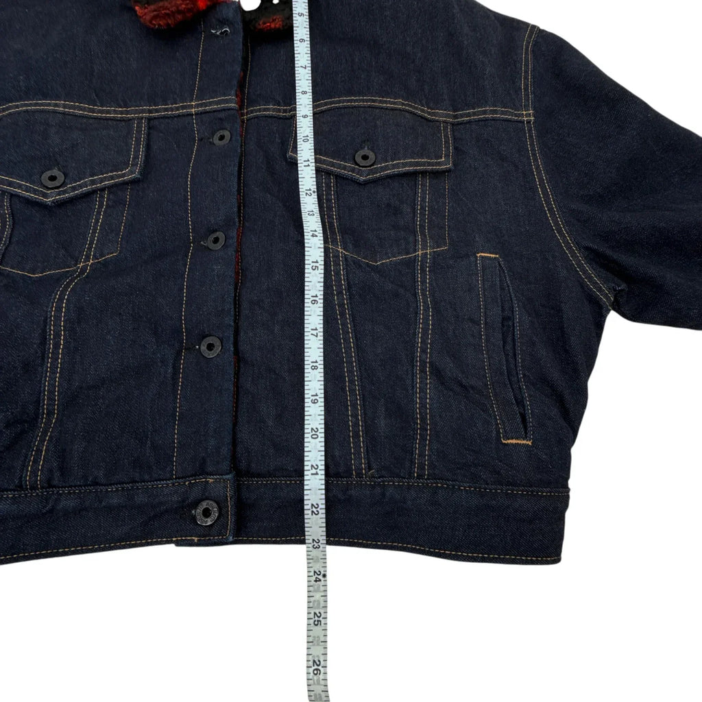ASKK NY Nova Lined Jacket in Indigo Plaid 1|S - flyKAMP