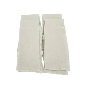 NAPKINS Linen Blend Cloth Natural with Rolled Edges || Set of 6