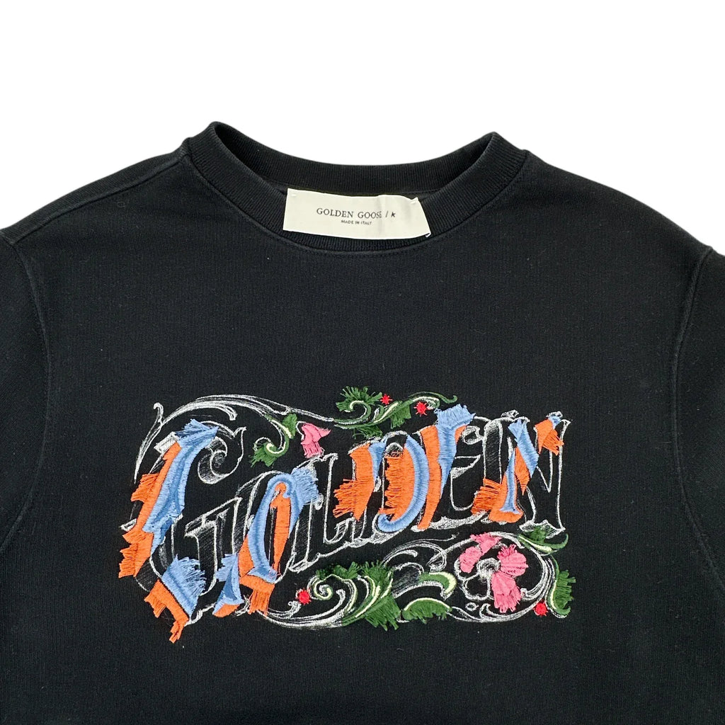 GOLDEN GOOSE Embroidered Logo Sweatshirt S - flyKAMP