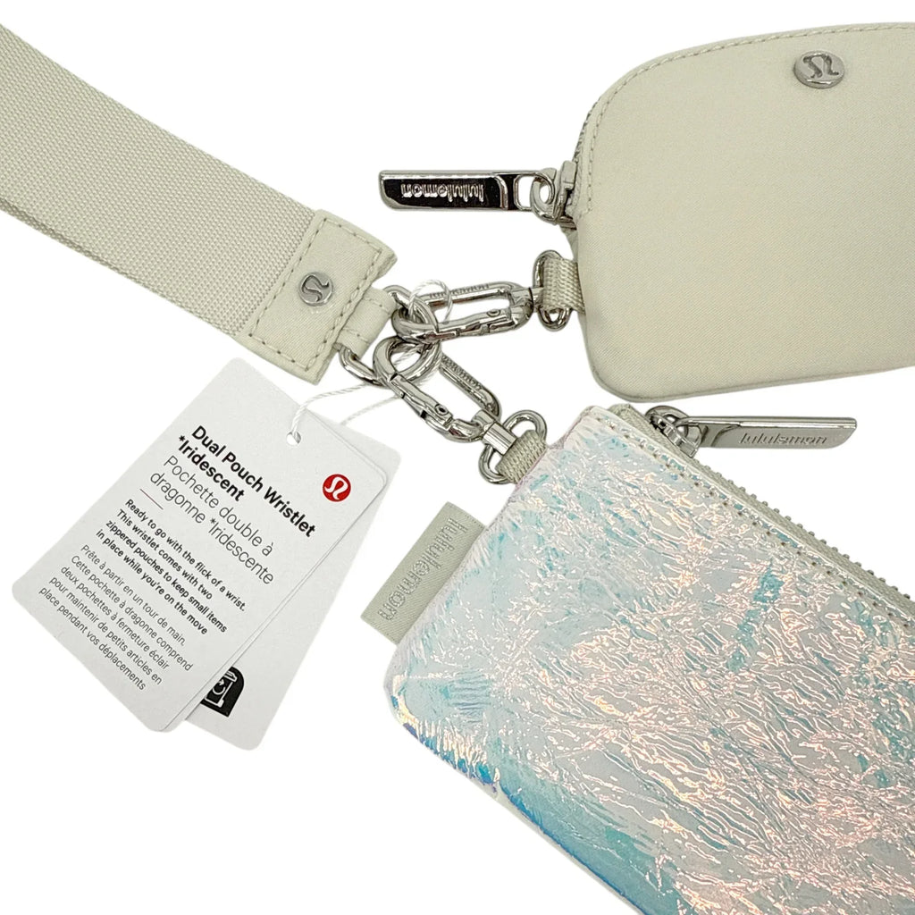 LULULEMON Dual Pouch Wristlet Iridescent - flyKAMP