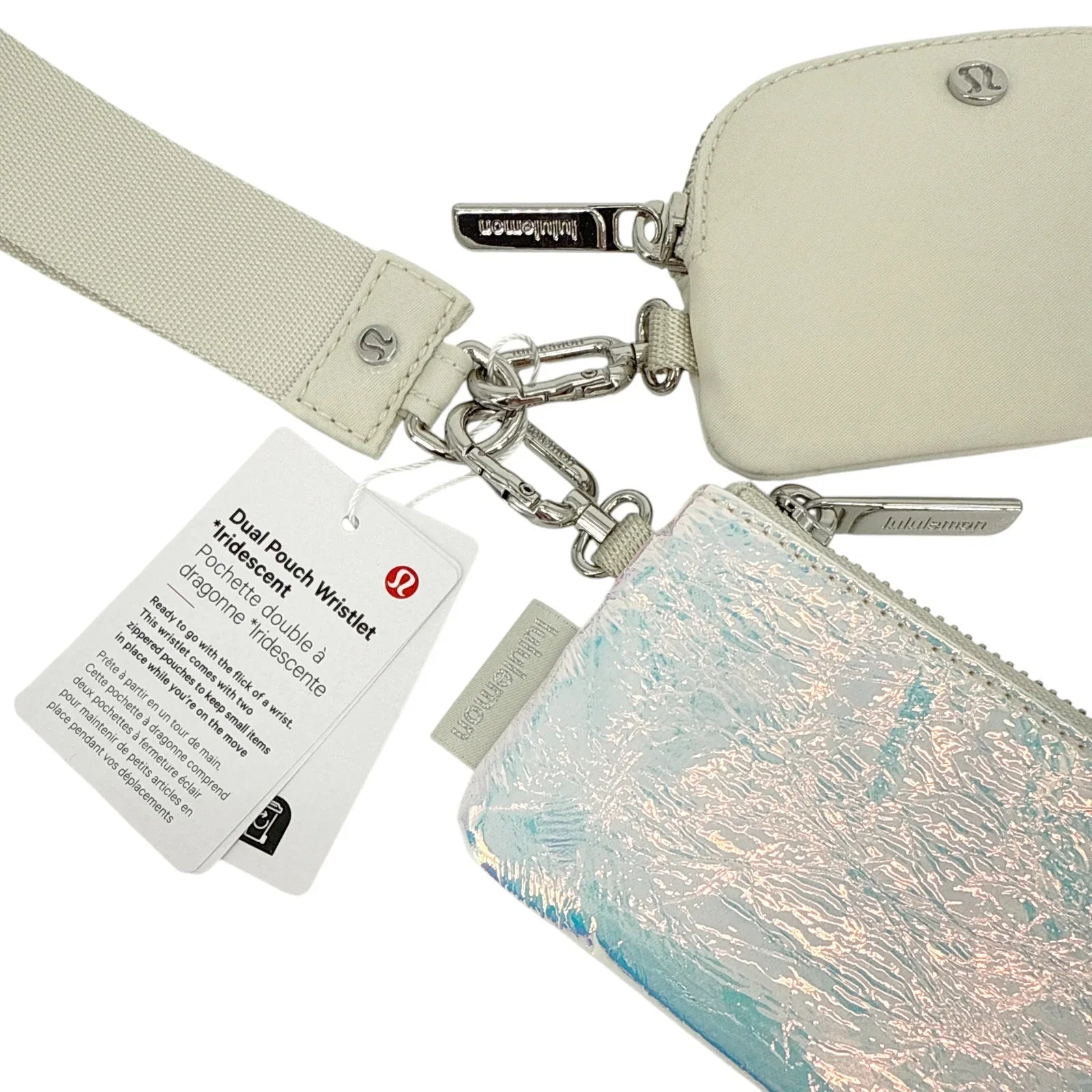 LULULEMON Dual Pouch Wristlet Iridescent - flyKAMP