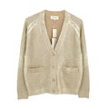THE GREAT. The Varsity Cardigan Gold Shimmer 0|XS - flyKAMP