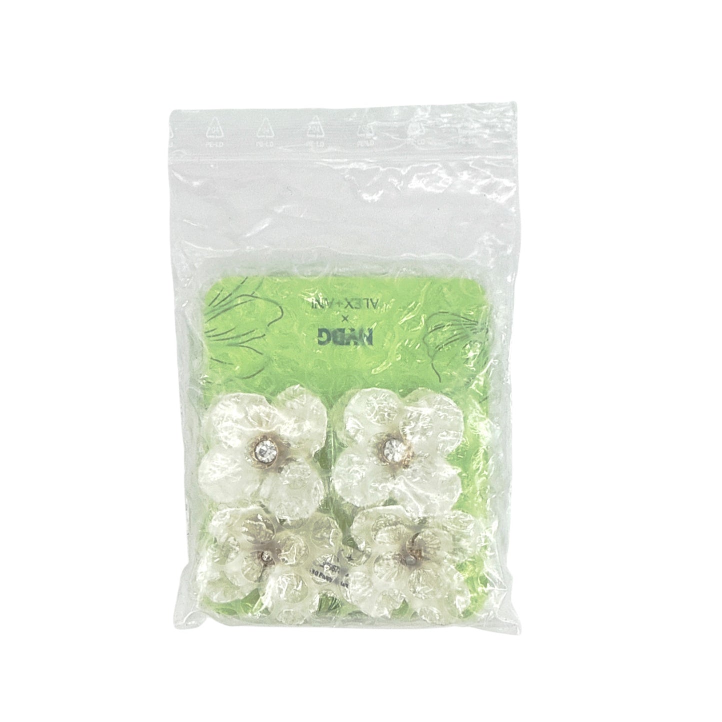 ALEX+ANI New York Botanical Garden Poppy Statement Earrings