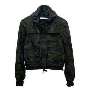 BLANC NOIR Skyfall Aviator Jacket in Olive Camo S