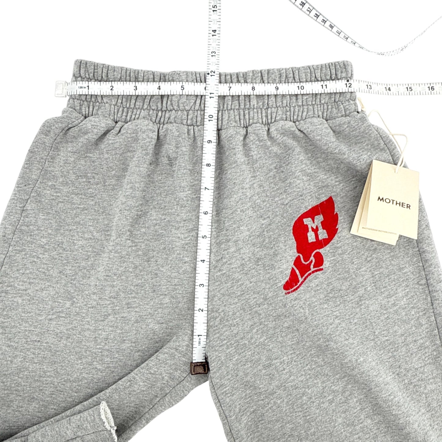 MOTHER The Quickie Roller Cut Sneak Pants in Fazed Out XS