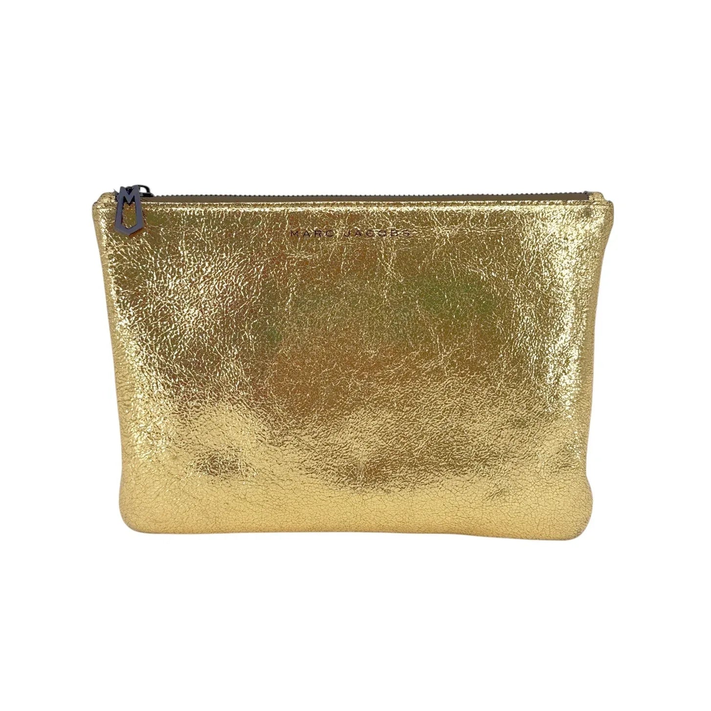 MARC JACOBS for Neiman Marcus + Target Metallic Leather Pouch in Gold - flyKAMP